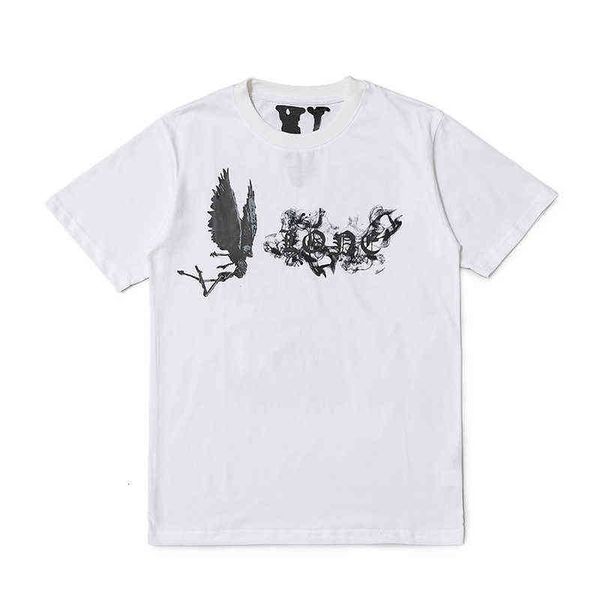 tide summer brand big v devil angel smoke printing men's and women's fashion casual round neck short sleeve t-shirt, White;black
tide summer brand big v devil angel smoke printing men's and women's fashion casual round neck short sleeve t-shirt, White;black