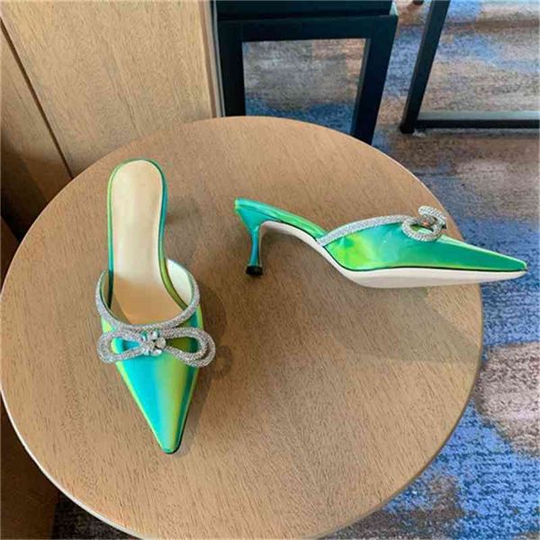 dress shoes new women mules slippers desginer slides spring summer high heels design crystal brand bow tie pointed toe, Black
dress shoes new women mules slippers desginer slides spring summer high heels design crystal brand bow tie pointed toe, Black