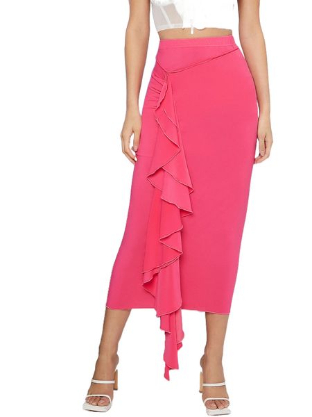 ruched draped side pencil skirt z7sn#, Black
ruched draped side pencil skirt z7sn#, Black
