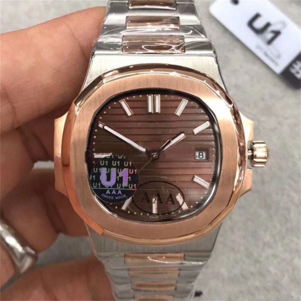 40mm watches mechanical 316l steel sapphire original butterfly buckle 6 style options men's gift luxury mens watches, Slivery;brown
40mm watches mechanical 316l steel sapphire original butterfly buckle 6 style options men's gift luxury mens watches, Slivery;brown