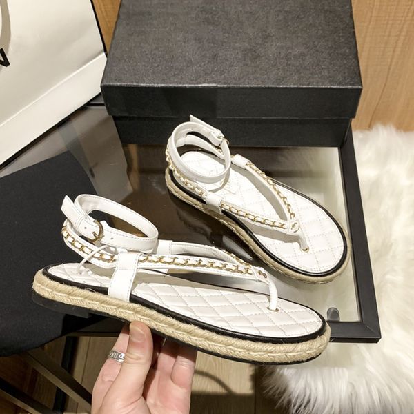 designers white women shoes luxury fisherman sandals flat bottom gold chain matching matched with evening can shows unique personality rubbe, Black
designers white women shoes luxury fisherman sandals flat bottom gold chain matching matched with evening can shows unique personality rubbe, Black