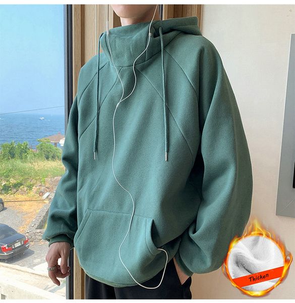 fleece hoodies for men high neck thicken sweatshirt autumn winter streetwear clothes loose fit hoodie 2022 fashion clothing men's, Black
fleece hoodies for men high neck thicken sweatshirt autumn winter streetwear clothes loose fit hoodie 2022 fashion clothing men's, Black