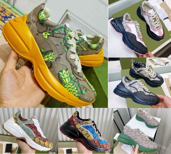 designer sneakers rhyton shoes do-old dad vintage trainers beige women mens casual shoes chaussures shoe fashion sneaker with box, Black
designer sneakers rhyton shoes do-old dad vintage trainers beige women mens casual shoes chaussures shoe fashion sneaker with box, Black