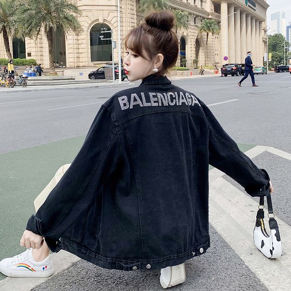 will the new during the spring and autumn web celebrity denim jacket female tide, Black;brown
will the new during the spring and autumn web celebrity denim jacket female tide, Black;brown