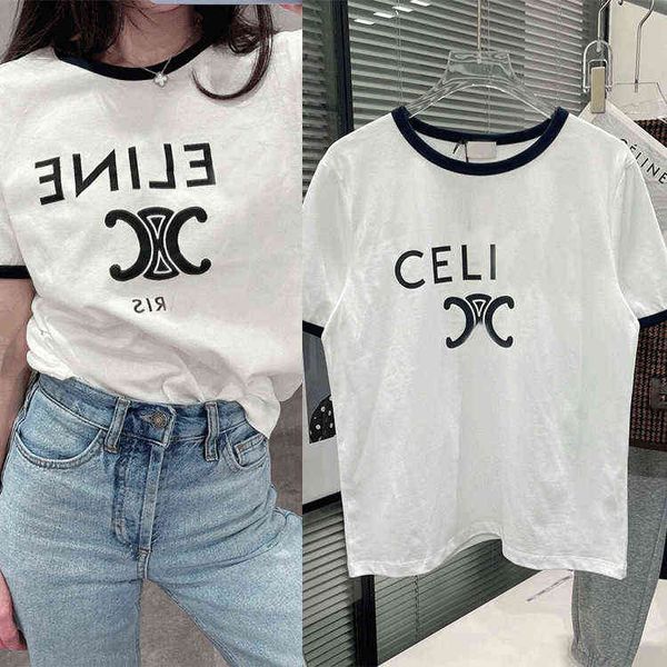 spring style english alphabet printed t-shirt loose round neck cotton t-shirt female, White
spring style english alphabet printed t-shirt loose round neck cotton t-shirt female, White