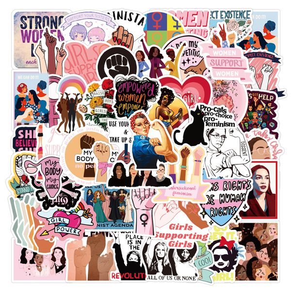 50pcs cool feminist supporting women cartoon graffiti stickers fridge guitar lapmotorcycle travel waterproof sticker
50pcs cool feminist supporting women cartoon graffiti stickers fridge guitar lapmotorcycle travel waterproof sticker