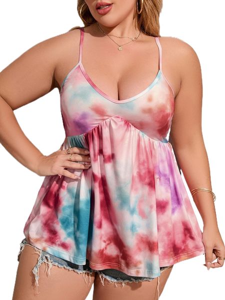 plus tie dye cami z3mz#, Black
plus tie dye cami z3mz#, Black