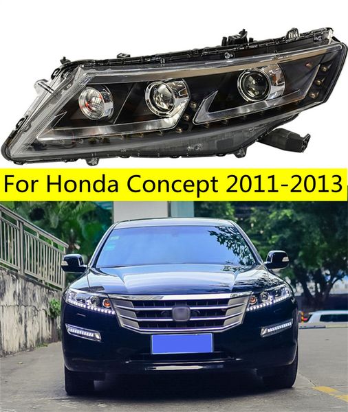 car lights for honda concept 2011-2013 led turn signal headlight high low beam running lights