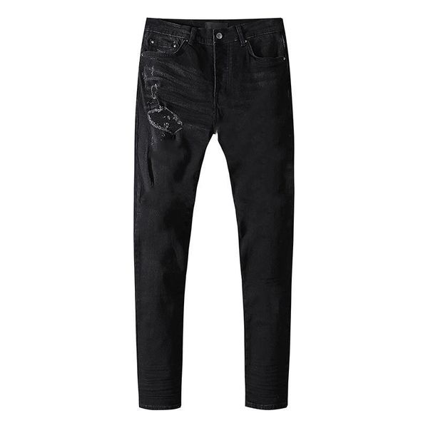 loose jeans men designer long locomotive paint off elasticity cotton black slim feet hand drawn good quality high street hole denim jeans, Blue
loose jeans men designer long locomotive paint off elasticity cotton black slim feet hand drawn good quality high street hole denim jeans, Blue