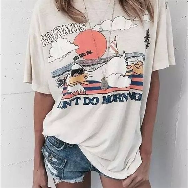 kuakuayu hjn bahamas i don't do mornings beach duck t-shirt women summer cute fashion relaxing vintage tee 210317, White
kuakuayu hjn bahamas i don't do mornings beach duck t-shirt women summer cute fashion relaxing vintage tee 210317, White