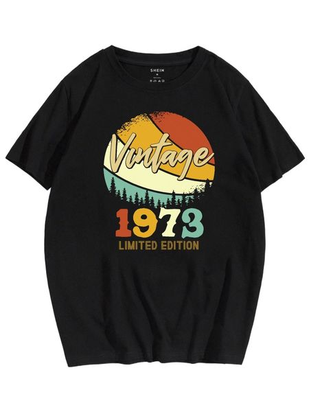 men tree & letter graphic tee c7kb#, White;black 
men tree & letter graphic tee c7kb#, White;black