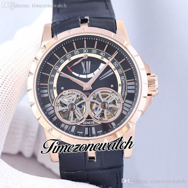 2022 excalibur 46 double tourbillon automatic mens watch rose gold black dial silver stick markers leather strap timezonewatch f10d4, Slivery;brown
2022 excalibur 46 double tourbillon automatic mens watch rose gold black dial silver stick markers leather strap timezonewatch f10d4, Slivery;brown