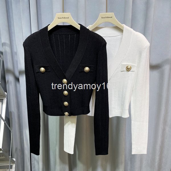 women's knits & tees texture stick knitted cardigan female slim 22 early spring heavy industry woven v-neck long sleeve gold button swe, White
women's knits & tees texture stick knitted cardigan female slim 22 early spring heavy industry woven v-neck long sleeve gold button swe, White
