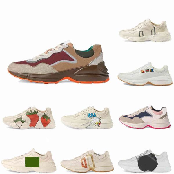 designer shoes rhyton sneakers beige men trainers vintage luxury chaussures ladies shoe designers sneaker with box size 35-46 9miz, Black
designer shoes rhyton sneakers beige men trainers vintage luxury chaussures ladies shoe designers sneaker with box size 35-46 9miz, Black