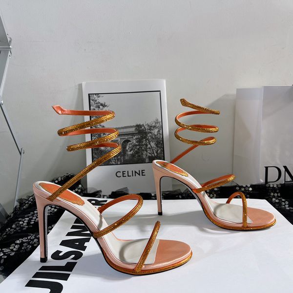 rene caovilla 105mm cleo embellished sandals rhinestone strass stiletto heels evening shoes women high heeled luxury designers wraparound sh, Black
rene caovilla 105mm cleo embellished sandals rhinestone strass stiletto heels evening shoes women high heeled luxury designers wraparound sh, Black