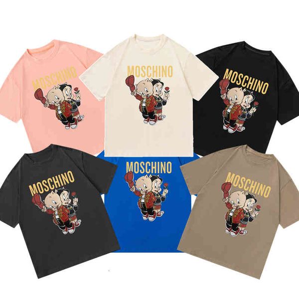 men's t-shirts summer 2022 letter pattern korean loose two pig print men's and women's short sleeve t-shirt bejs, White;black
men's t-shirts summer 2022 letter pattern korean loose two pig print men's and women's short sleeve t-shirt bejs, White;black