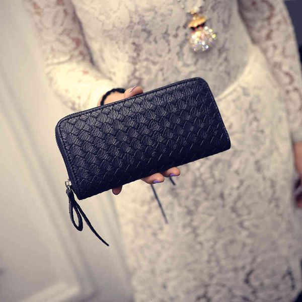 handbags bags solid color korean wallet classic fashion couple woven zipper long women's, Black;red
handbags bags solid color korean wallet classic fashion couple woven zipper long women's, Black;red