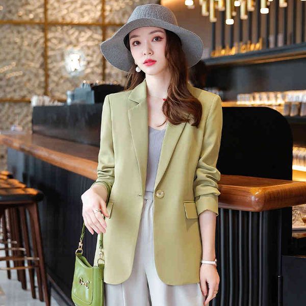 women's suits & blazers avocado green suit coat women's 2022 early spring and autumn small man leisure temperament fashion gr1x, White;black
women's suits & blazers avocado green suit coat women's 2022 early spring and autumn small man leisure temperament fashion gr1x, White;black