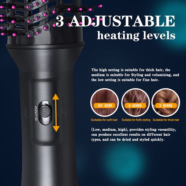 electric hair dryer one step blow dryer comb professional hair blower brush 3 in 1 straightening brush hair curling iron styler
electric hair dryer one step blow dryer comb professional hair blower brush 3 in 1 straightening brush hair curling iron styler
