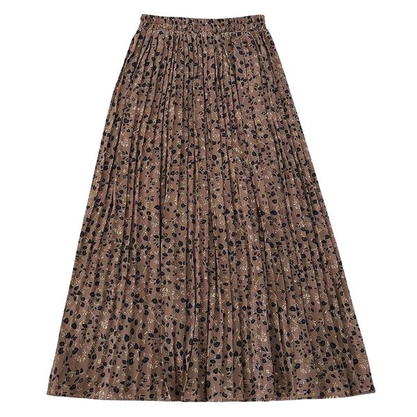 skirts 4 colors floral printed women pleated skirt autumn casual chiffon basic midi long for womens elegant female l0qv#, Black
skirts 4 colors floral printed women pleated skirt autumn casual chiffon basic midi long for womens elegant female l0qv#, Black