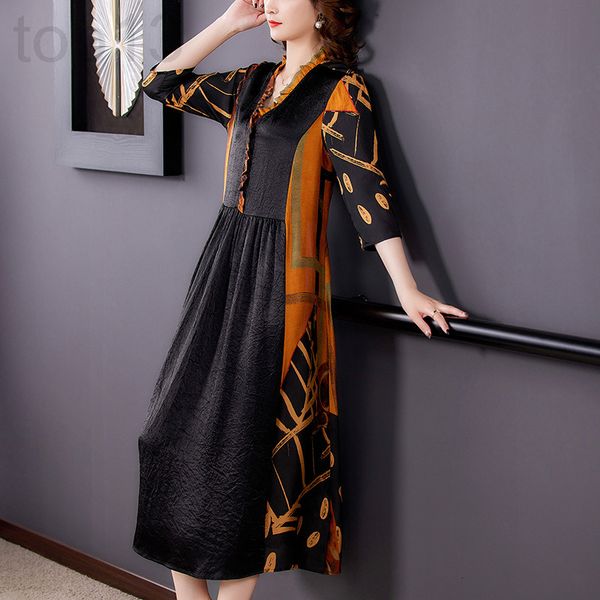casual dresses designer silk dress women's spring 2021 new medium length mulberry silk printed a-line skirt 3g6c, Black;gray
casual dresses designer silk dress women's spring 2021 new medium length mulberry silk printed a-line skirt 3g6c, Black;gray