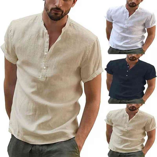 men's casual shirts european size autumn and winter stand collar solid color youth ordinary cotton hemp combined casual shirt zgon, White;black
men's casual shirts european size autumn and winter stand collar solid color youth ordinary cotton hemp combined casual shirt zgon, White;black