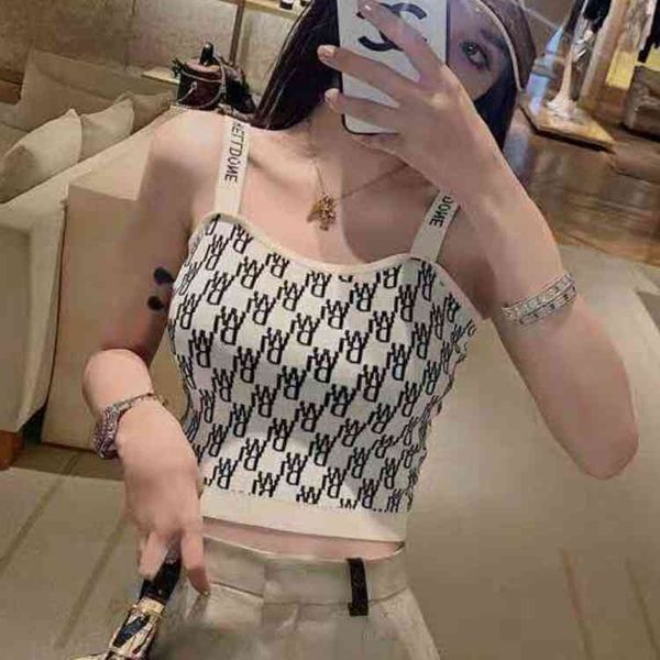 knitted letter suspender women to summer summer new fashion casual slim women's simple and comfortable all-match vest, White
knitted letter suspender women to summer summer new fashion casual slim women's simple and comfortable all-match vest, White