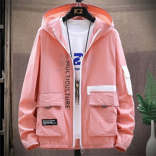 summer hooded jacket men sun protection clothing fishing hunting clothes quick dry skin male windbreaker size 4xl 220811, Black;brown
summer hooded jacket men sun protection clothing fishing hunting clothes quick dry skin male windbreaker size 4xl 220811, Black;brown