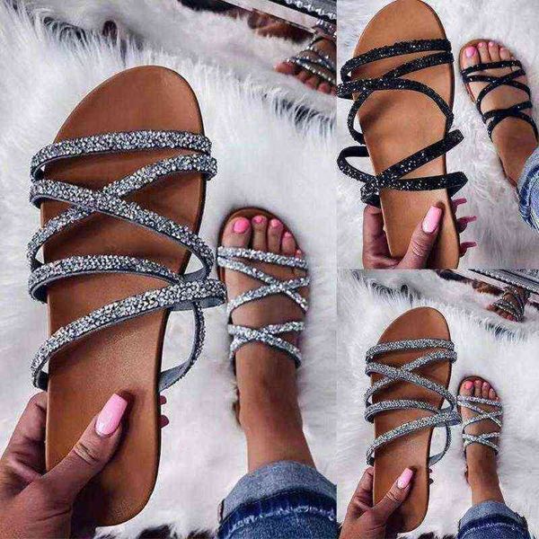 new summer women shoes fashion sandals open toe slippers rhinestone flat casual ladies ytmtloy indoor zapatillas mujer casa 220610, Black
new summer women shoes fashion sandals open toe slippers rhinestone flat casual ladies ytmtloy indoor zapatillas mujer casa 220610, Black