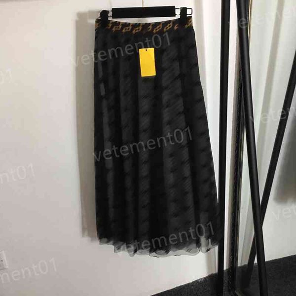 designer womens skirts f..di f flocked letter embellishment high waist mesh dress luxury summer women party dresses, Black
designer womens skirts f..di f flocked letter embellishment high waist mesh dress luxury summer women party dresses, Black