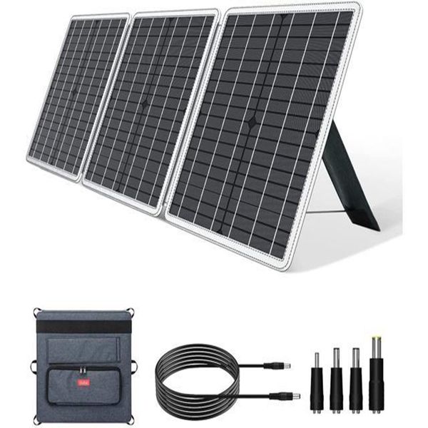 60w 18v portable solar panel foldable solar charger with usb compatible with solar generator power station phones lap tablet for outdoor rv
60w 18v portable solar panel foldable solar charger with usb compatible with solar generator power station phones lap tablet for outdoor rv