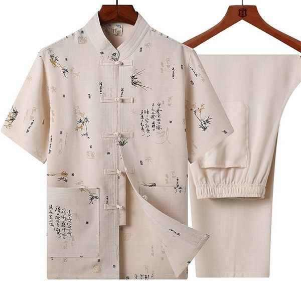classic men embroidery wushu clothing vintage short sleeve taichi uniform summer cotton male tang suit causal dragon shirt 3xl 220617, Gray
classic men embroidery wushu clothing vintage short sleeve taichi uniform summer cotton male tang suit causal dragon shirt 3xl 220617, Gray