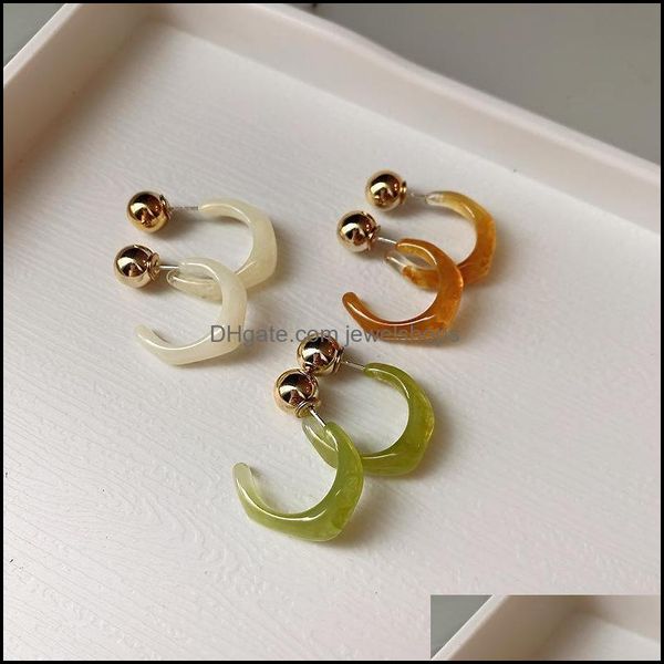 hoop hie earrings jewelry vintage irregar c shape acrylic for women fashion korean geometric aros accessories gift by39 drop delivery 2021, Golden;silver
hoop hie earrings jewelry vintage irregar c shape acrylic for women fashion korean geometric aros accessories gift by39 drop delivery 2021, Golden;silver