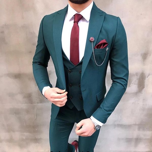 mens suits for groom wedding peaked lapel tuxedo 3 piece jacket vest pants set formal business blazer costume, Black;gray
mens suits for groom wedding peaked lapel tuxedo 3 piece jacket vest pants set formal business blazer costume, Black;gray