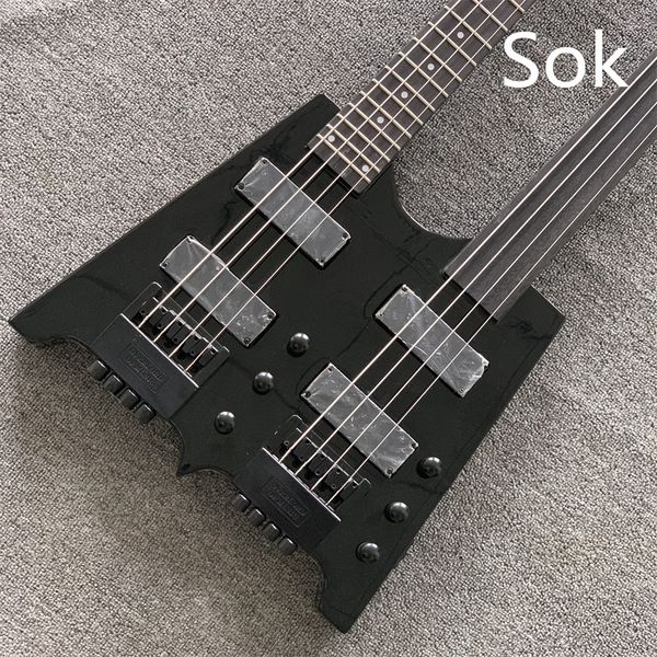 in stock special electric bass guitar double neck transparent black can be customized guitarra guitars
in stock special electric bass guitar double neck transparent black can be customized guitarra guitars