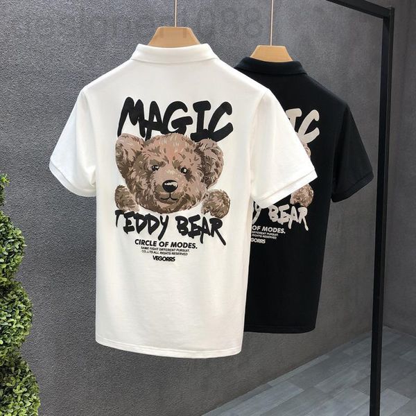 men's polos designer bear print polo shirt men's summer thin fashion brand trend short sleeve t-shirt half bottomed v4lg, White;black
men's polos designer bear print polo shirt men's summer thin fashion brand trend short sleeve t-shirt half bottomed v4lg, White;black