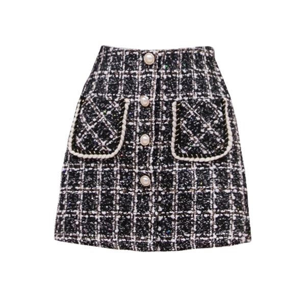 small fragrance half skirt slim versatile step a-line high fanny buttock skirt 210315, Black
small fragrance half skirt slim versatile step a-line high fanny buttock skirt 210315, Black