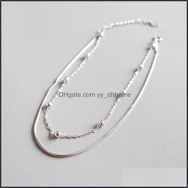 anklets jewelry double layer beads ankle bracelet sier 925 fine for women trendy snake link chain drop yma003 delivery 2021 4cgnj, Red;blue
anklets jewelry double layer beads ankle bracelet sier 925 fine for women trendy snake link chain drop yma003 delivery 2021 4cgnj, Red;blue