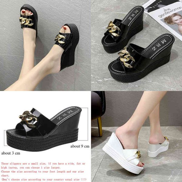 chain high heels slippers women wedding shoes summer 2022 white black platform wedges slides ladies beac y220523
chain high heels slippers women wedding shoes summer 2022 white black platform wedges slides ladies beac y220523