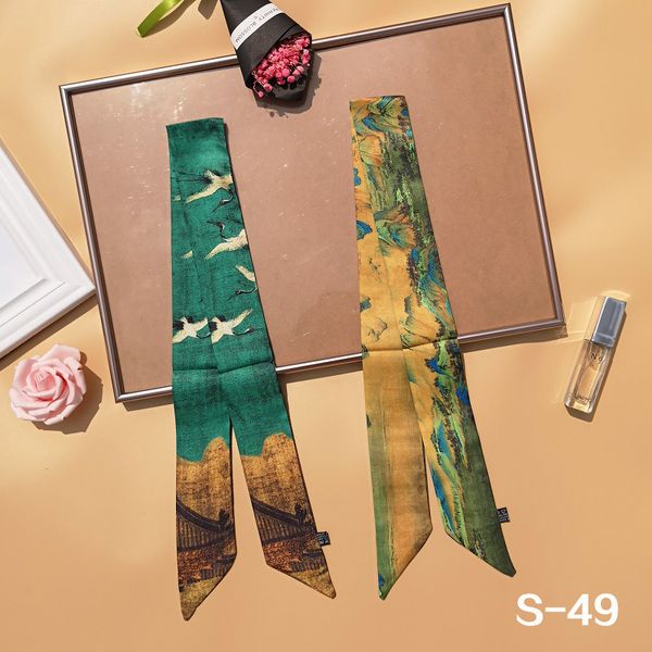 chinese style auspicious crane figure summer bag oil painting silk scarf binding small ribbon decoration female, Blue;gray
chinese style auspicious crane figure summer bag oil painting silk scarf binding small ribbon decoration female, Blue;gray