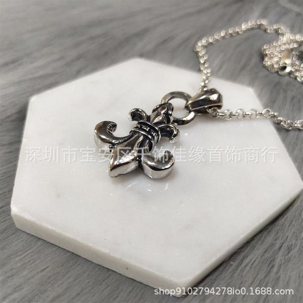 2022ch chrome pendant new basic flower egg ball necklace simple punk hearts povv262o, Silver
2022ch chrome pendant new basic flower egg ball necklace simple punk hearts povv262o, Silver