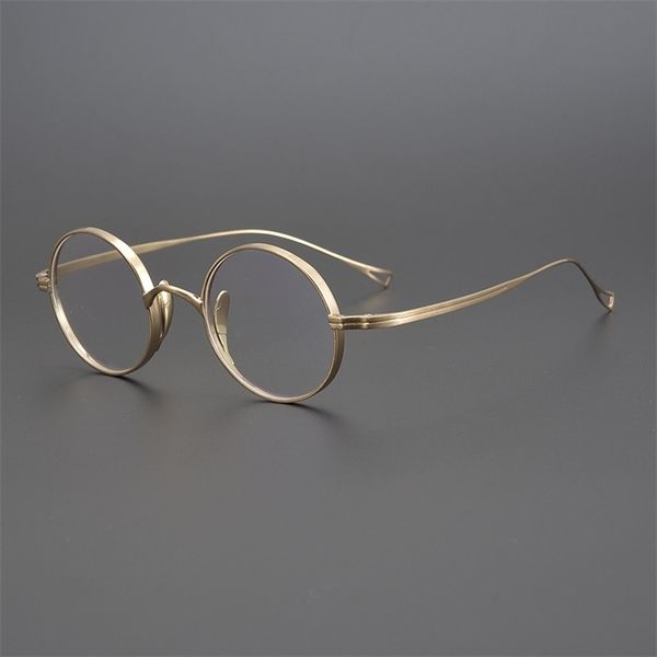50% off factory outlet sale new wanniangui kmn-99 pure titanium round frame handmade eyeglasses 10518, White;black
50% off factory outlet sale new wanniangui kmn-99 pure titanium round frame handmade eyeglasses 10518, White;black