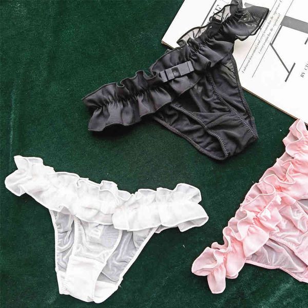 women chiffon thong pants japanese style lolita style lace panties women's low waist underwear g-string ladies briefs w220324, Red;black
women chiffon thong pants japanese style lolita style lace panties women's low waist underwear g-string ladies briefs w220324, Red;black