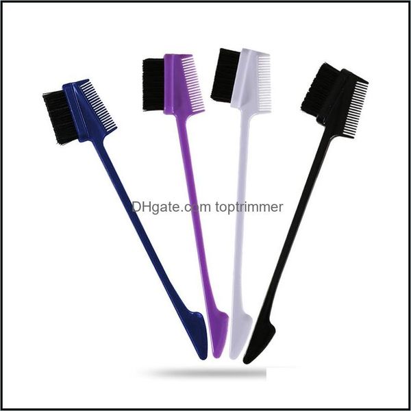 beauty double sided edge control hair comb styling tool brush toothbrush style eyebrow drop delivery 2021 brushes care tools products b1ge, Silver
beauty double sided edge control hair comb styling tool brush toothbrush style eyebrow drop delivery 2021 brushes care tools products b1ge, Silver