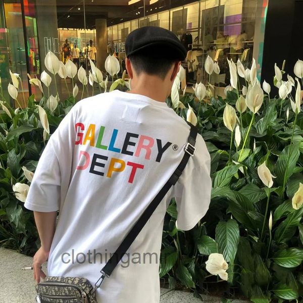 mens t shirt designer gallerydepts summer 2022 color printed short sleeve men's women's t-shirt, White;black
mens t shirt designer gallerydepts summer 2022 color printed short sleeve men's women's t-shirt, White;black