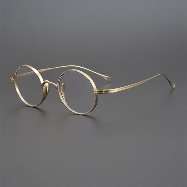 60% outlet online store new wanniangui kmn-99 pure titanium round frame handmade eyeglasses 10518, White;black
60% outlet online store new wanniangui kmn-99 pure titanium round frame handmade eyeglasses 10518, White;black