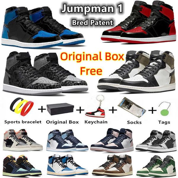 with box jumpman 1 1s men women basketball shoes patent royal bred patent blue chill fragment particle grey light bone rust shadow mens, Black
with box jumpman 1 1s men women basketball shoes patent royal bred patent blue chill fragment particle grey light bone rust shadow mens, Black