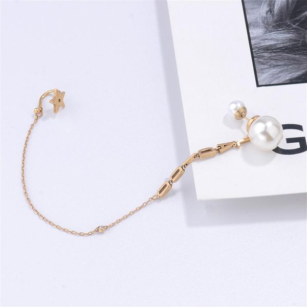 2020 letters pearl earrings ear clip all-in-one super fairy earrings personality fashion wu jinyan wang ziwen same style186w, Golden
2020 letters pearl earrings ear clip all-in-one super fairy earrings personality fashion wu jinyan wang ziwen same style186w, Golden