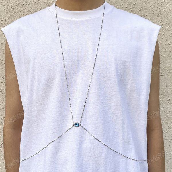 minimalist blue crystal glass body chain for women men casual cross waist chains bikini body jewelry, Slivery;golden
minimalist blue crystal glass body chain for women men casual cross waist chains bikini body jewelry, Slivery;golden