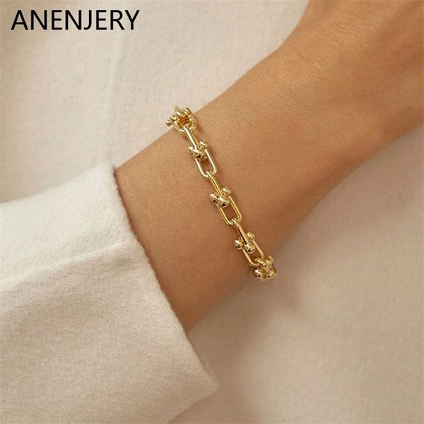 anenjery silver color lock chain bracelet for women men vintage handmade hasp adjustable bracelet party jewelry gift sb451 220726, Golden;silver
anenjery silver color lock chain bracelet for women men vintage handmade hasp adjustable bracelet party jewelry gift sb451 220726, Golden;silver
